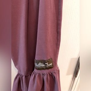 Matilda Jane Women’s Crop Ruffles Plum Size XXL